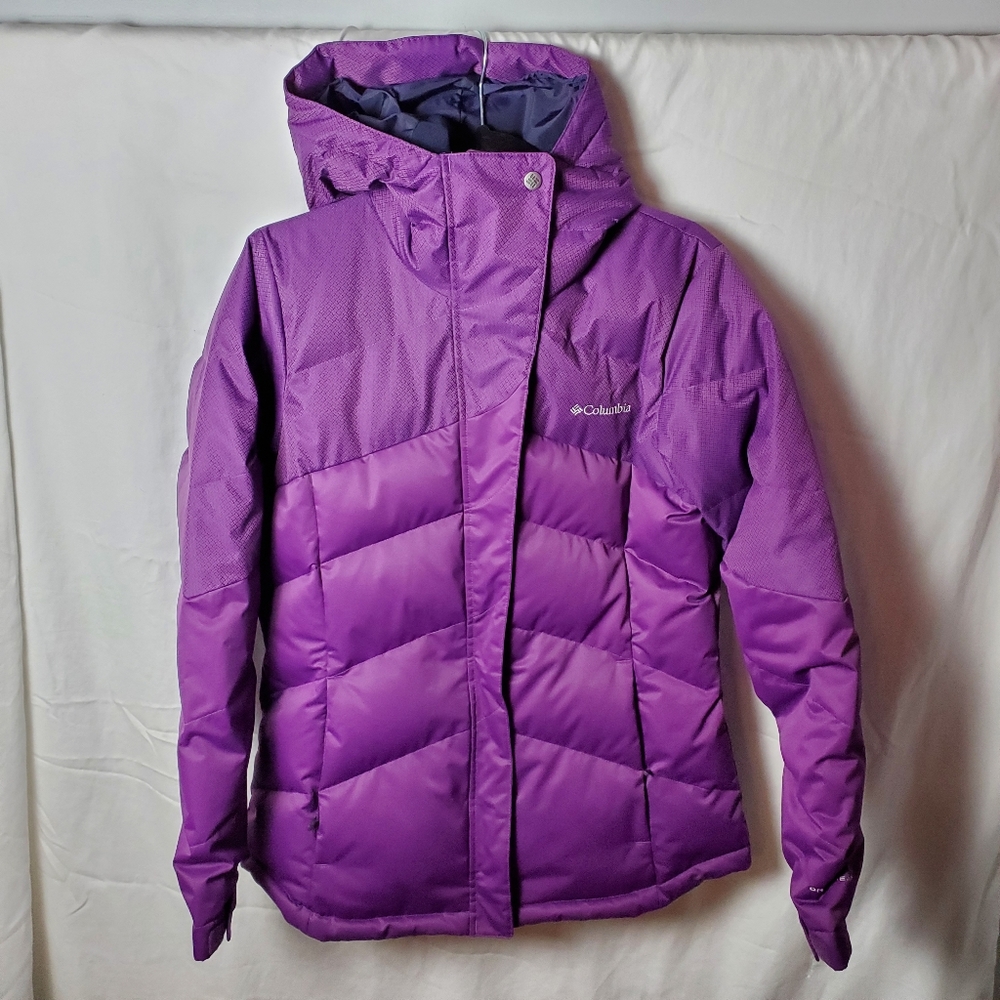 Columbia First Tracks Down Jacket Purple Size Medium